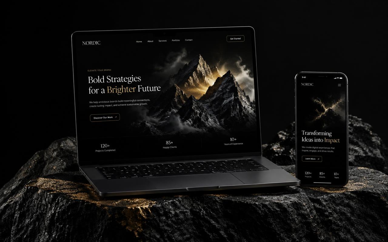 Websites de DaleConTo' en laptop y celular